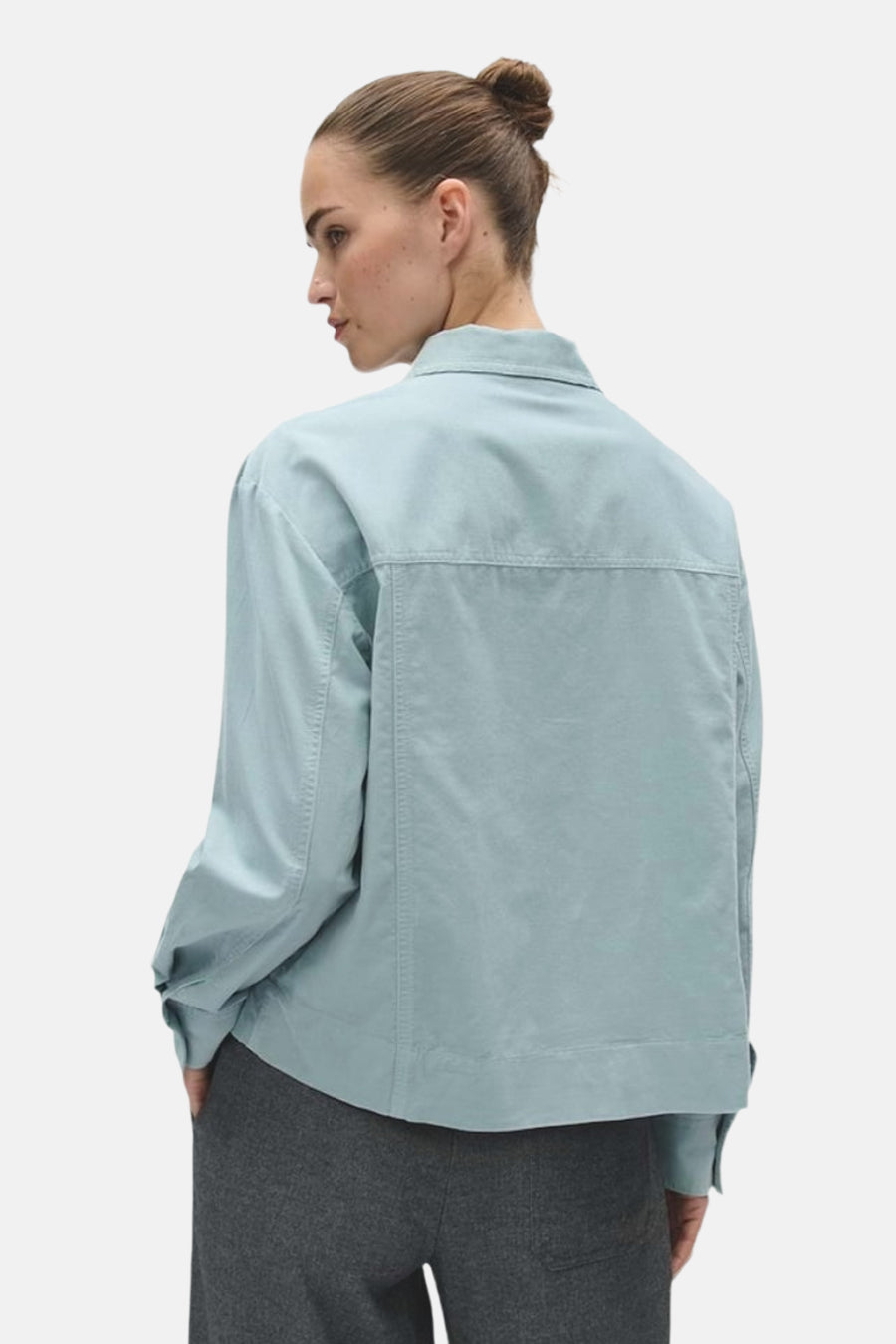 Chemise à manches longues - bleu