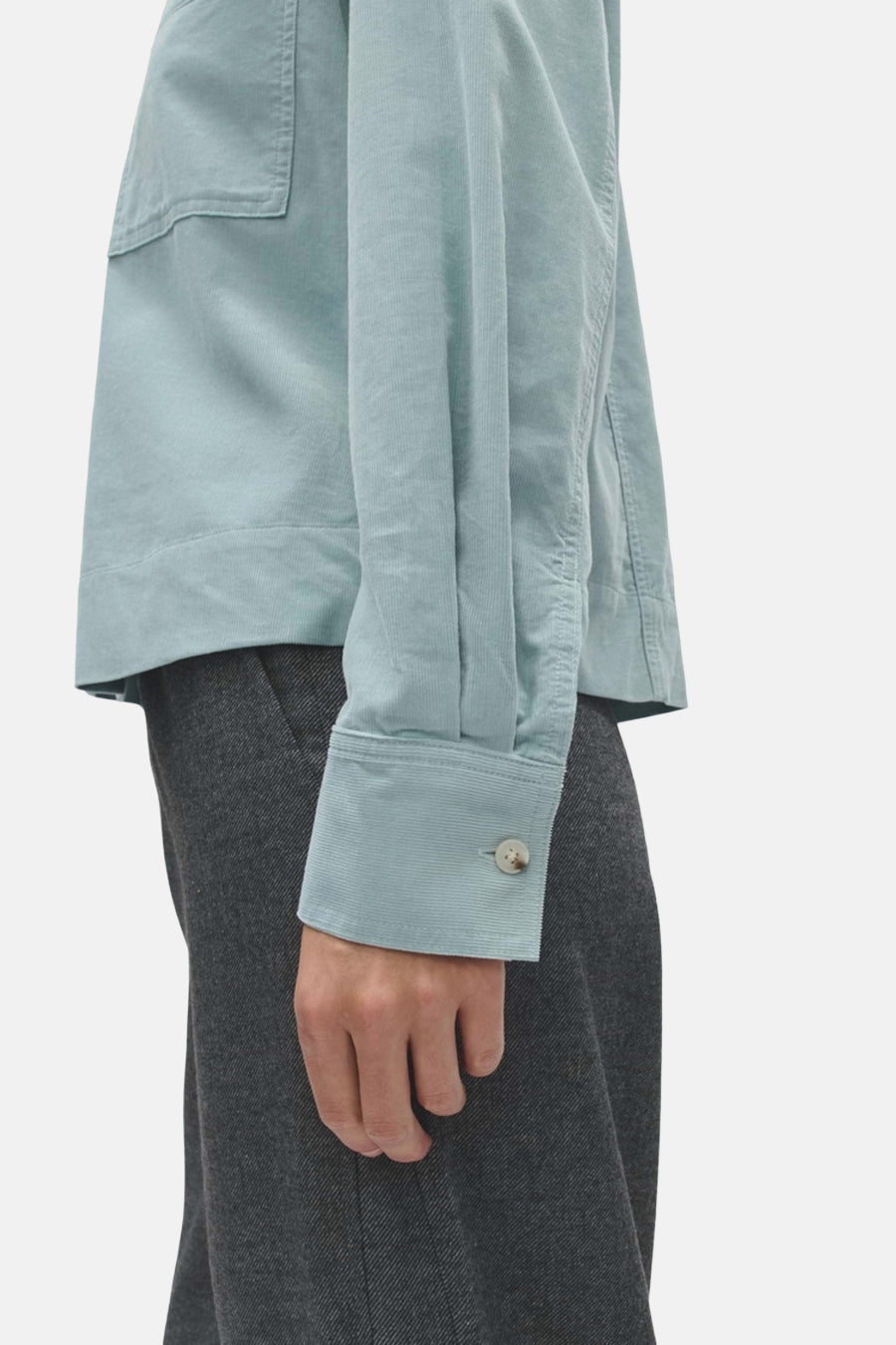 Chemise à manches longues - bleu