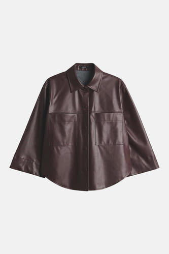 Chemise à manches longues - Bordeaux