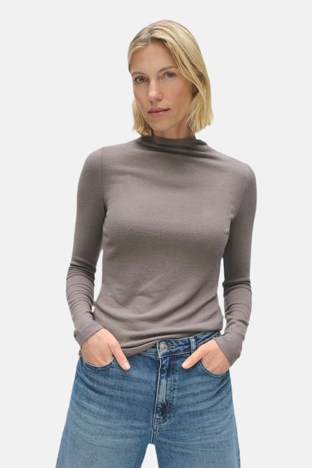 T-shirt à manches longues - taupe
