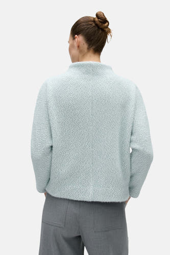 Pull col O - bleu