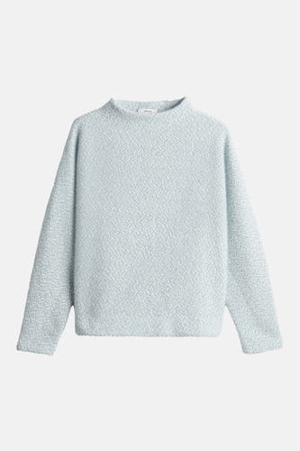 Pull col O - bleu