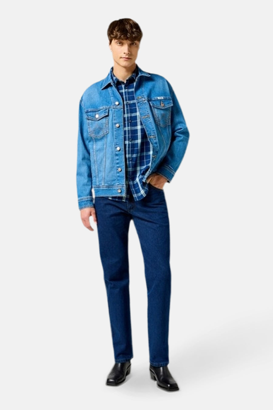 Jeans straight Dark blue denim - Wrangler®