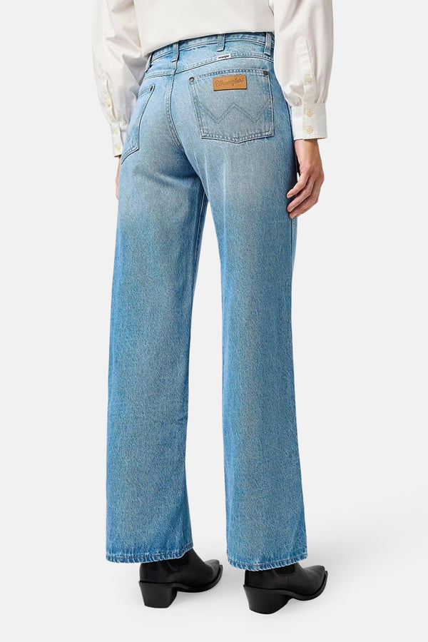 Jeans wide Light blue denim - Wrangler®