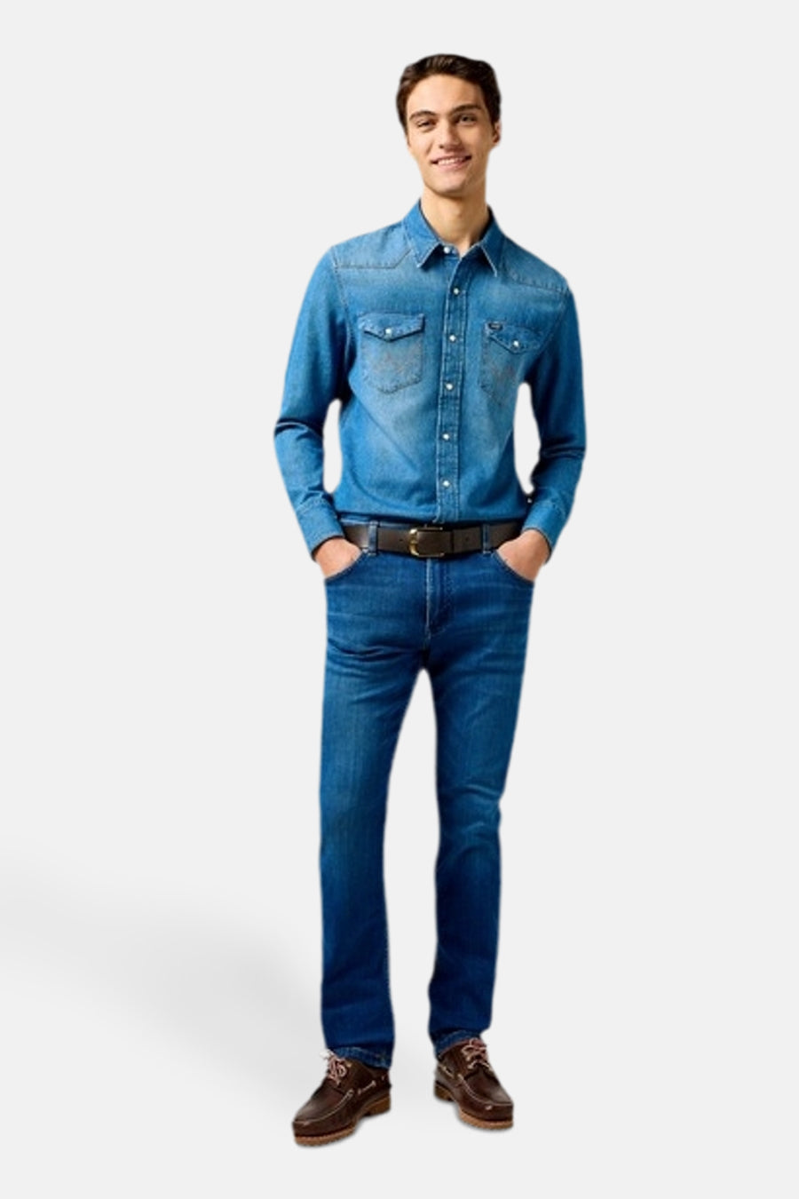Jeans straight Dark blue denim - Wrangler®
