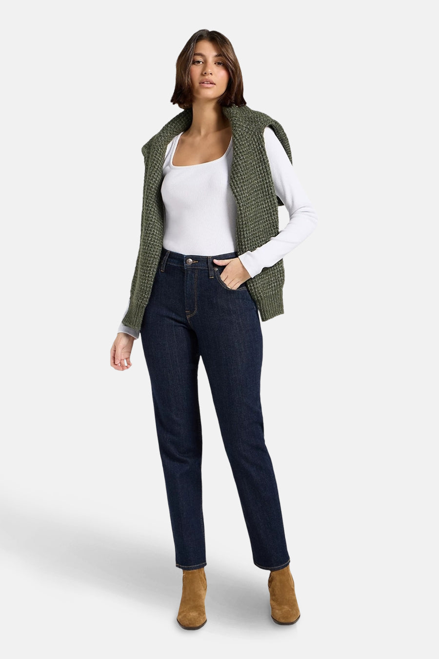 CAROL - dark blue denim - Lee®