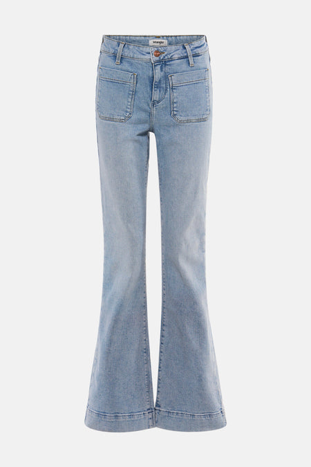 FLARE - light blue denim