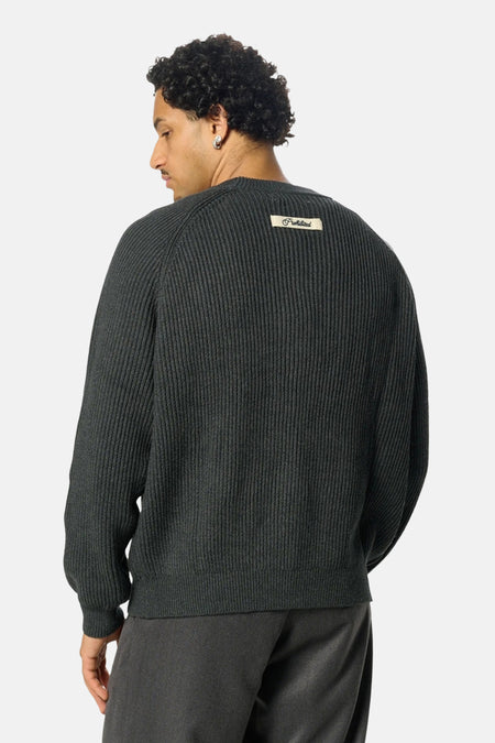 Pull col O - gris
