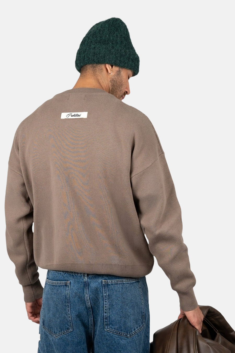 Pull col O - brun