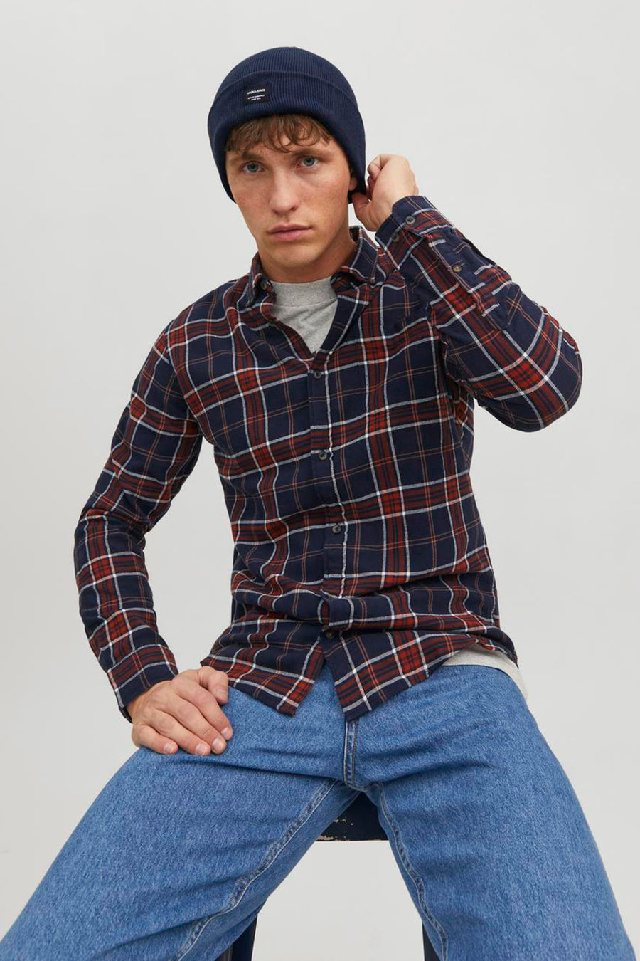 Bonnet bleu - ACCESSORIES BY JACK & JONES - ACCESSORIES BY JACK & JONES