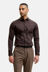 Chemise (manches longues) brun - PREMIUM by JACK & JONES