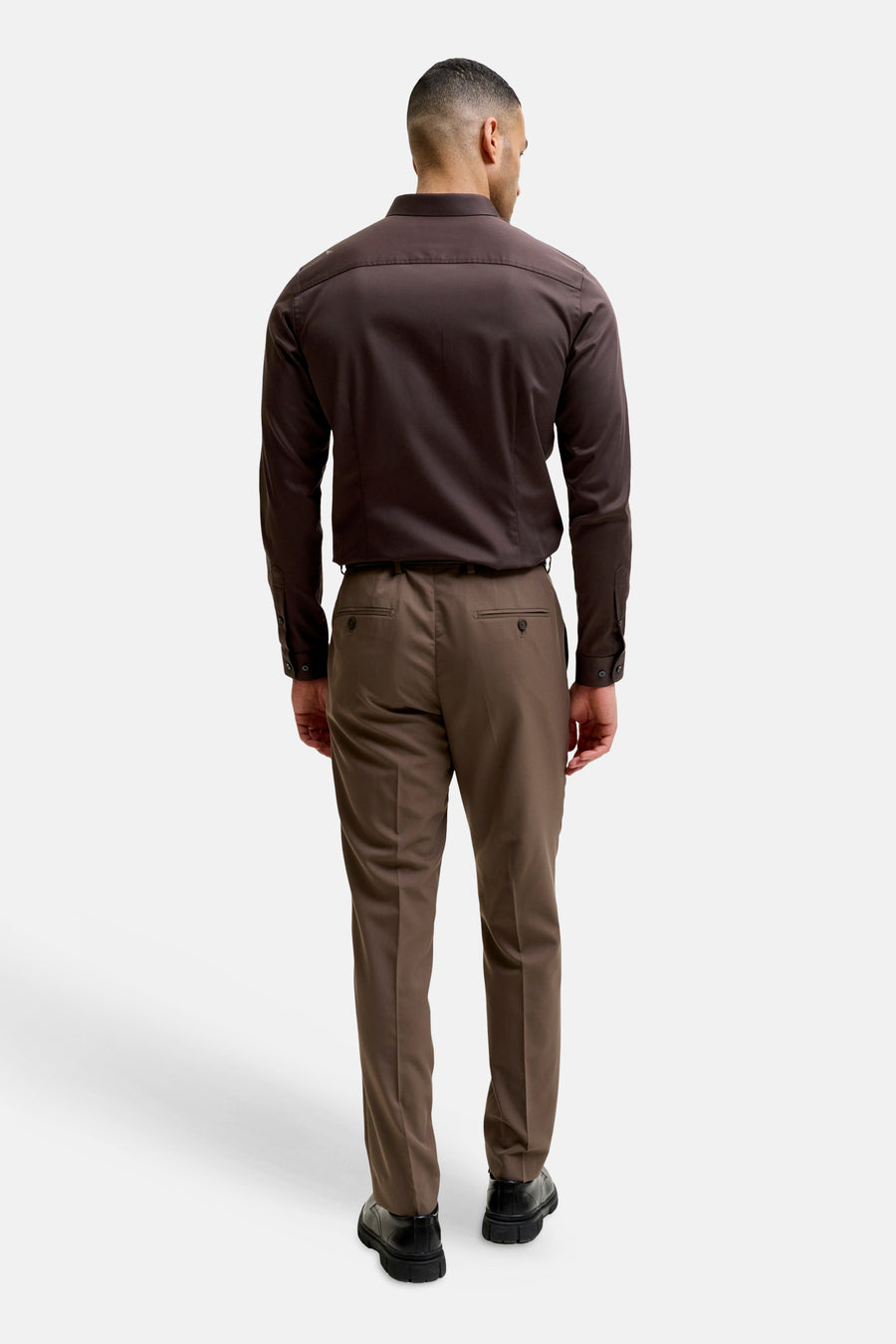 Chemise (manches longues) brun - PREMIUM by JACK & JONES