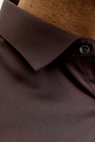 Chemise (manches longues) brun - PREMIUM by JACK & JONES