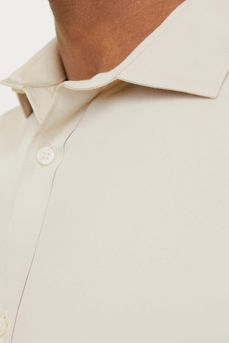 Chemise à manches longues - écru