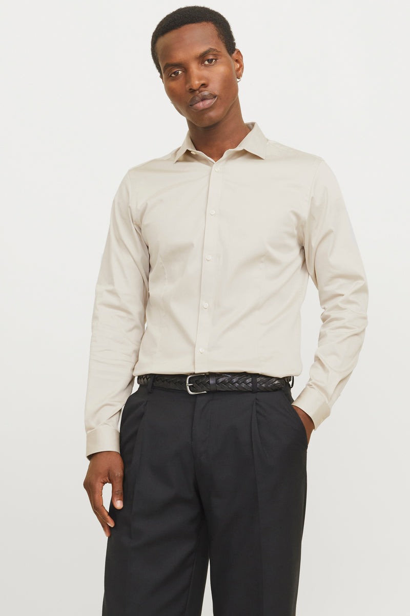 Chemise à manches longues - écru