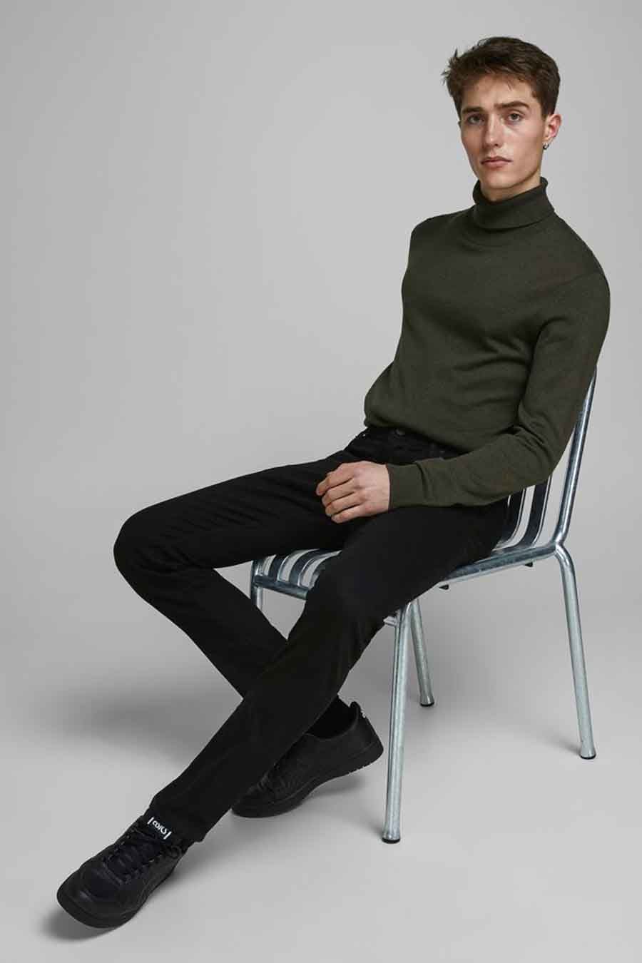 Jean slim - black denim - JACK & JONES JEANS INTELLIGENCE