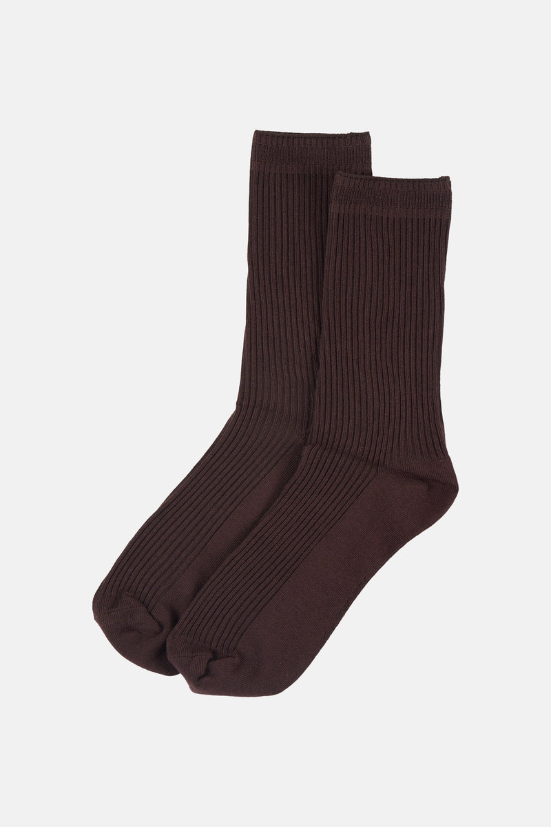 Chaussettes - brun