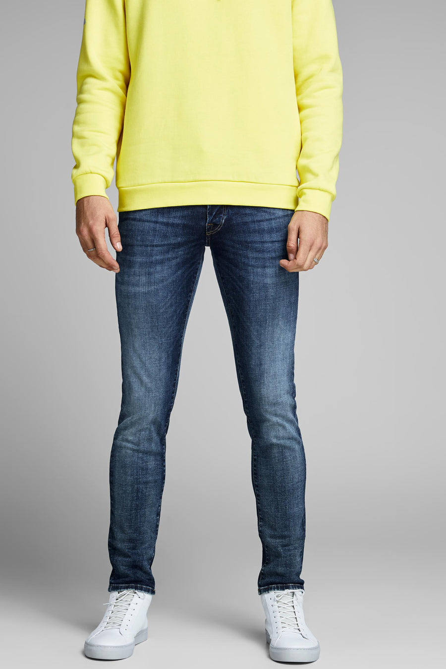 GLENN - mid blue denim - JACK & JONES JEANS INTELLIGENCE