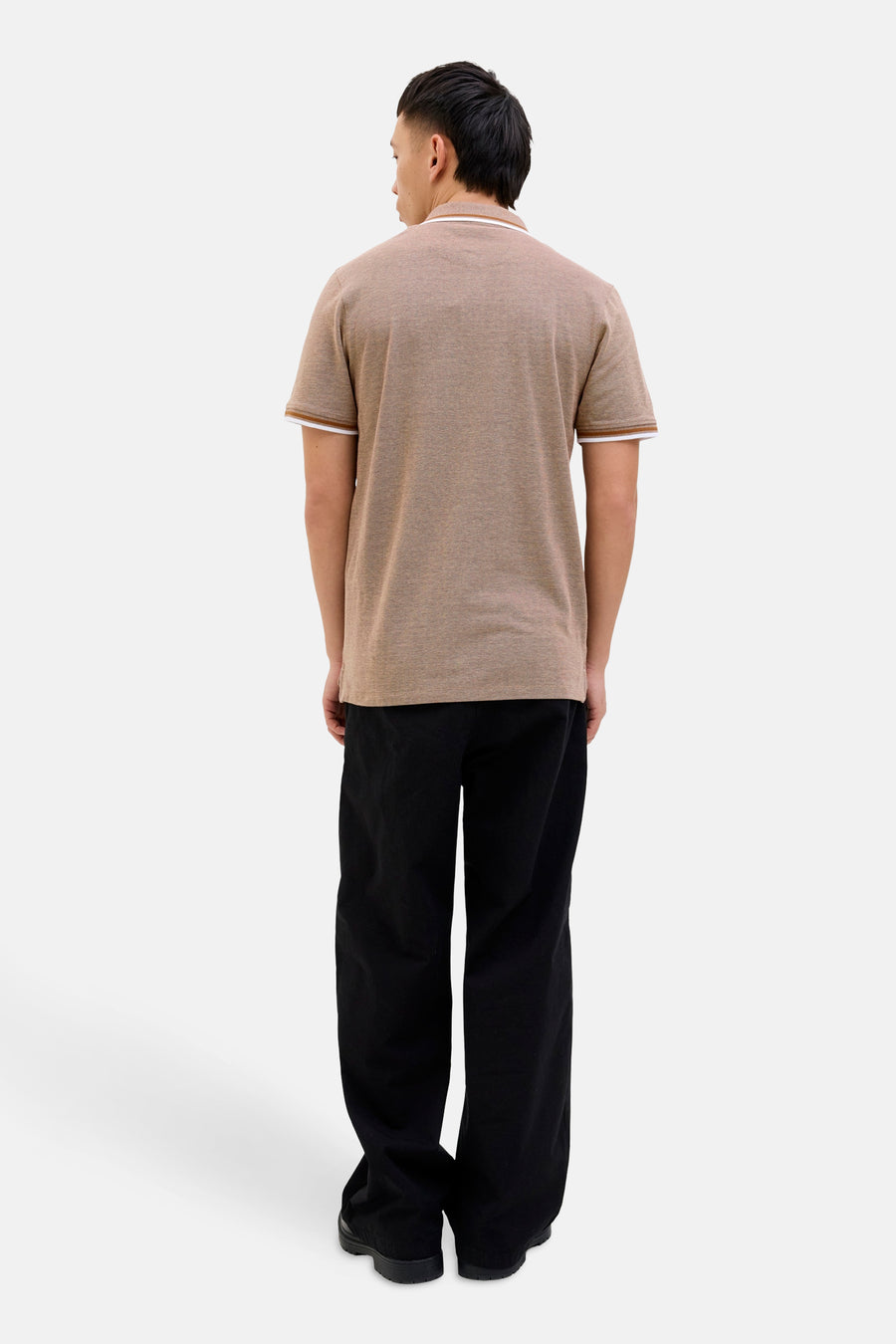 Polo à manches courtes - brun - PREMIUM by JACK & JONES