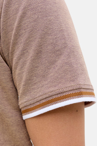 Polo à manches courtes - brun - PREMIUM by JACK & JONES