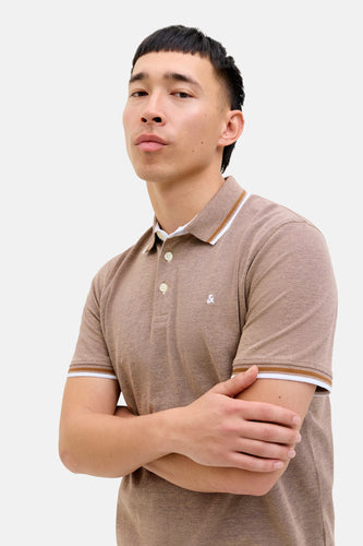 Polo à manches courtes - brun - PREMIUM by JACK & JONES