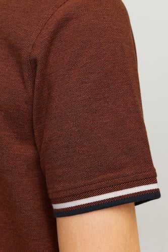 Polo à manches courtes - brun - PREMIUM by JACK & JONES