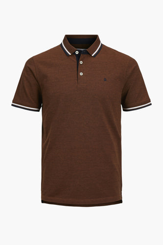 Polo à manches courtes - brun - PREMIUM by JACK & JONES