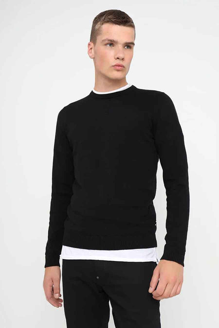 JJEBASIC KNIT CREW NECK NOOS