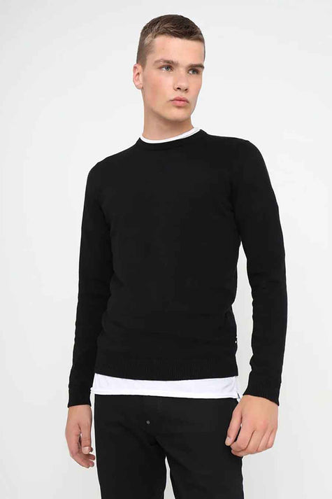 JJEBASIC KNIT CREW NECK NOOS