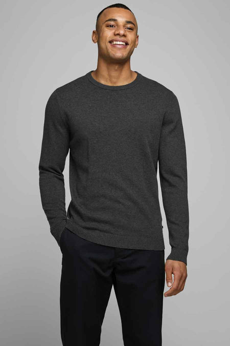 JJEBASIC KNIT CREW NECK NOOS