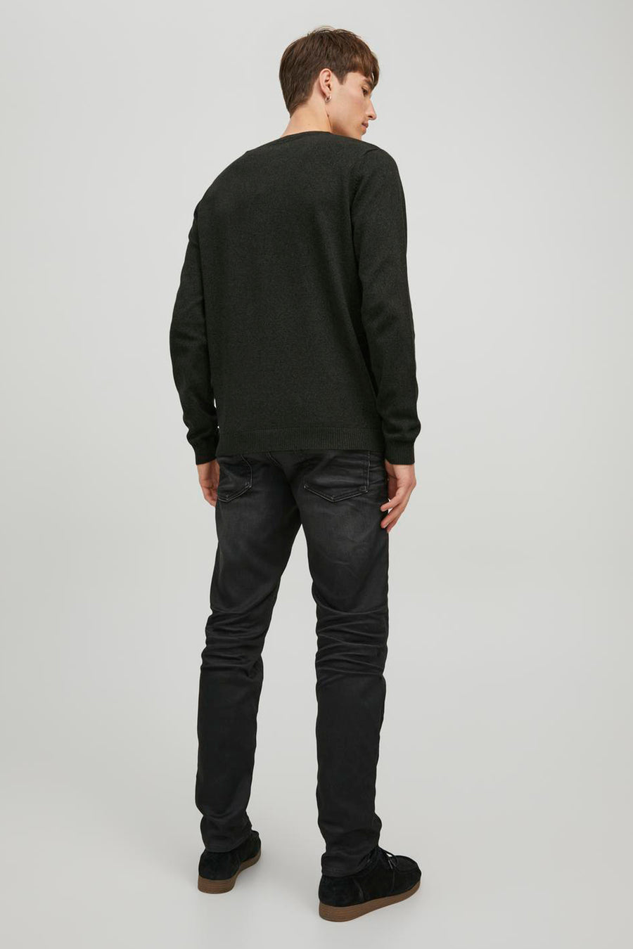 Pull à col rond - vert - CORE BY JACK & JONES
