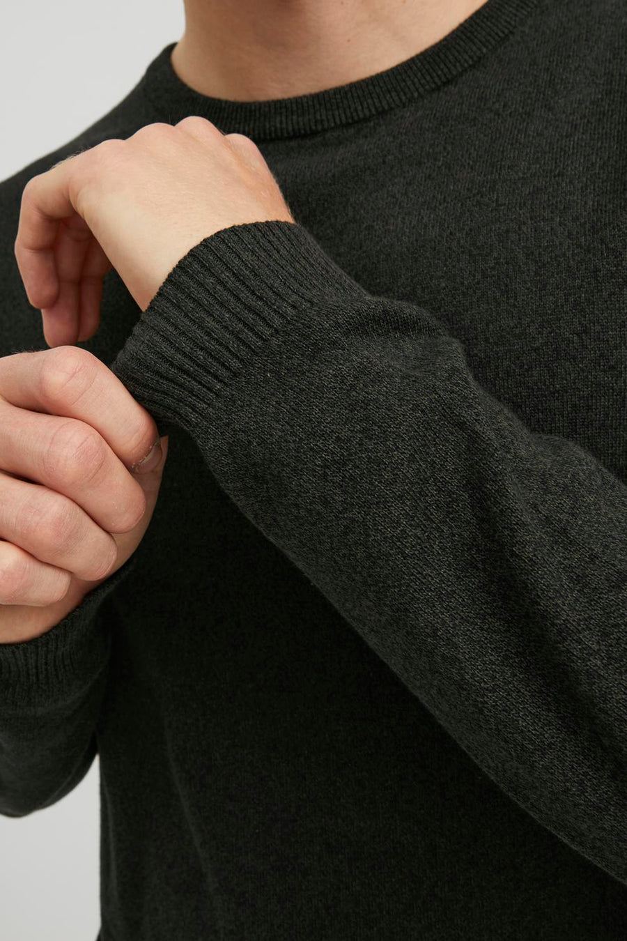 Pull à col rond - vert - CORE BY JACK & JONES