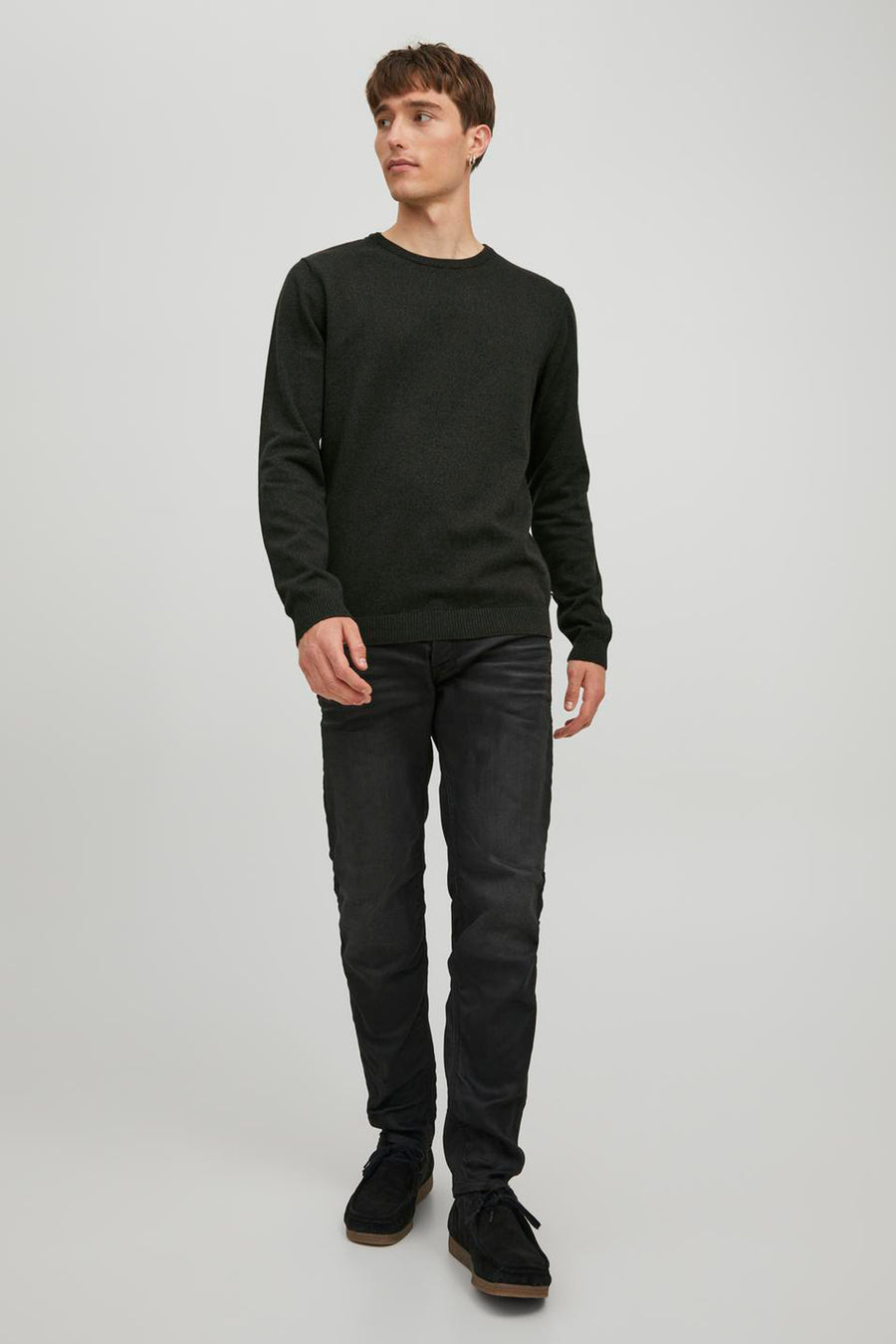 Pull à col rond - vert - CORE BY JACK & JONES