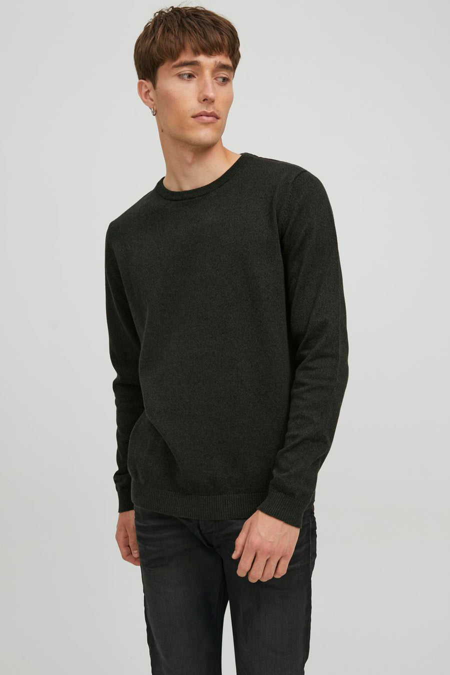 Pull à col rond - vert - CORE BY JACK & JONES