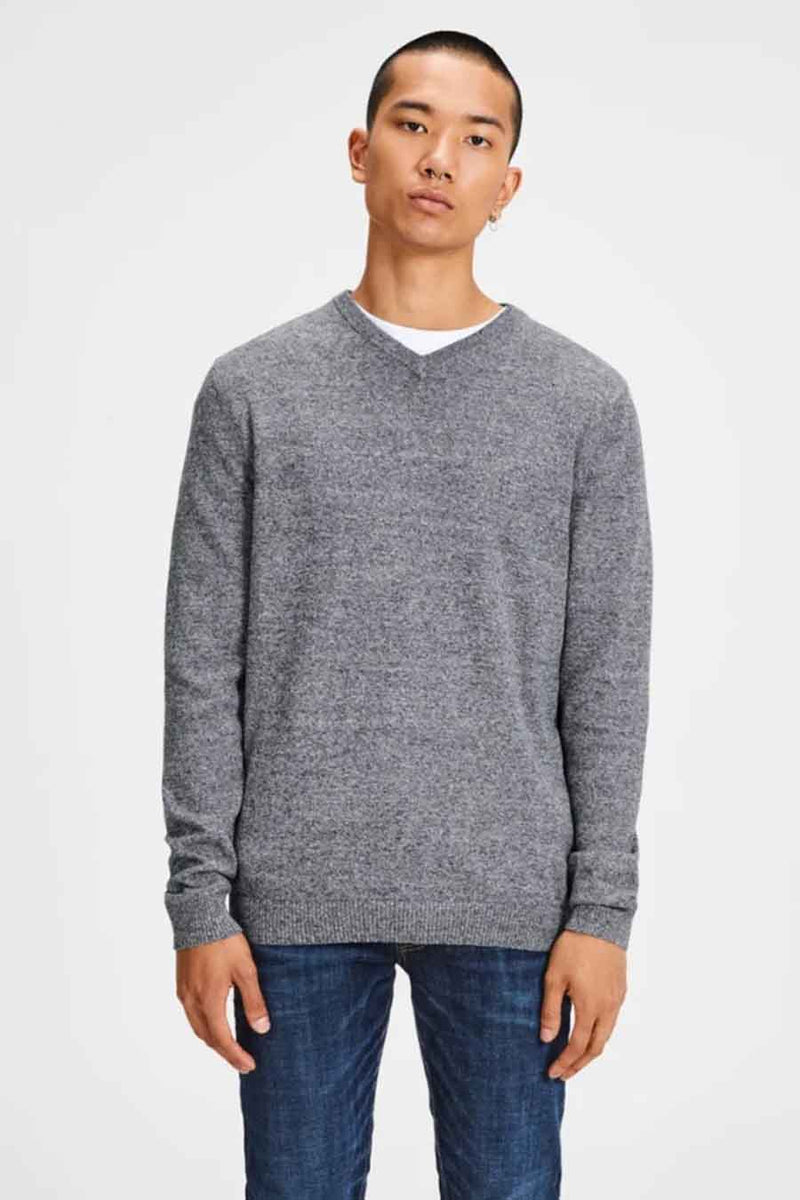 JJEBASIC KNIT V-NECK NOOS