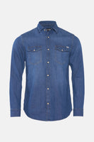 Chemise à manches longues - denim