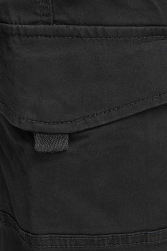 Pantalon de travail noir de JACK & JONES JEANS INTELLIGENCE, avec une poche et une texture coton grossier.