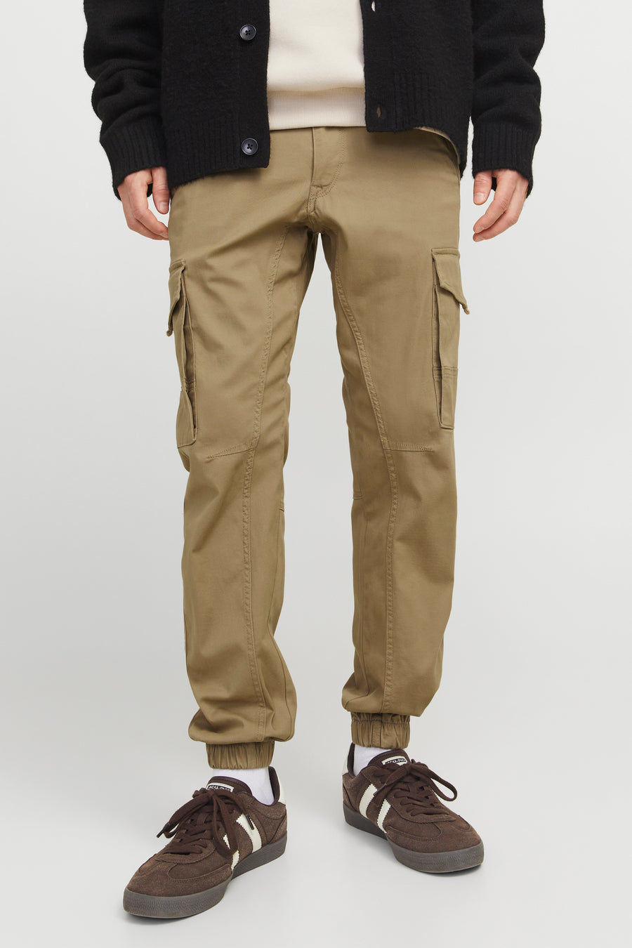 Pantalon brun - JACK & JONES JEANS INTELLIGENCE - JACK & JONES JEANS INTELLIGENCE - 1