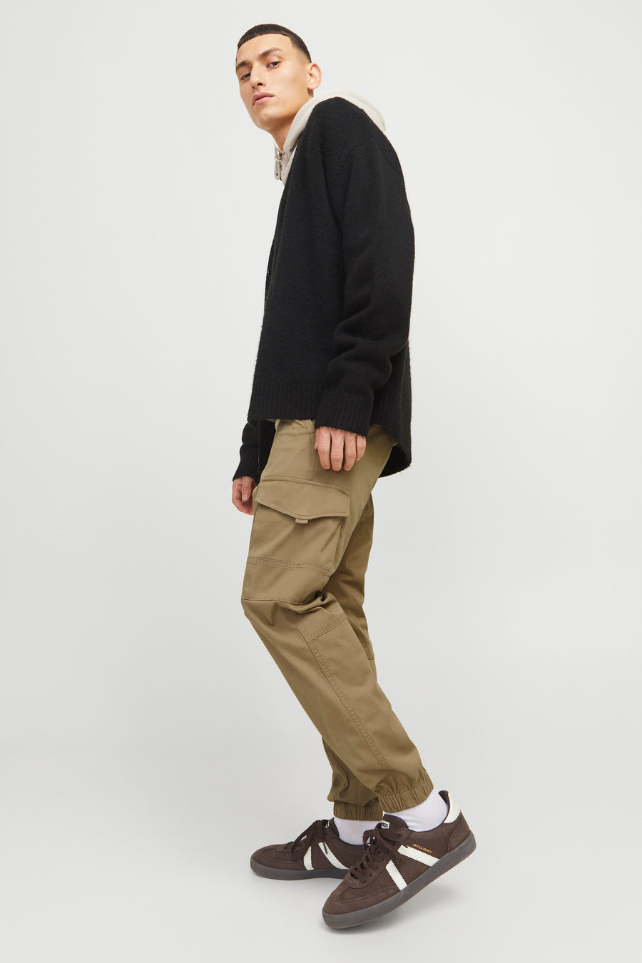 Pantalon brun - JACK & JONES JEANS INTELLIGENCE - JACK & JONES JEANS INTELLIGENCE - 6