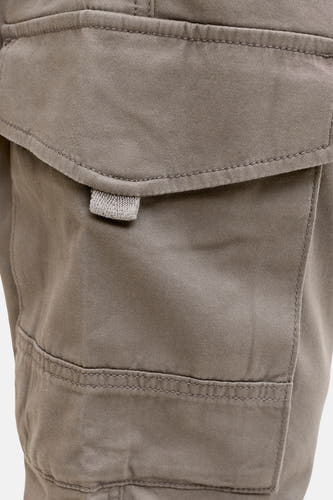 Pantalon de travail brun de JACK & JONES JEANS INTELLIGENCE, avec une poche et un cordon.