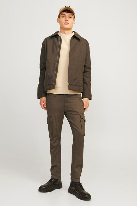 Pantalon cargo - brun