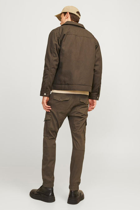 Pantalon cargo - brun