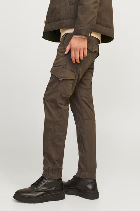 Pantalon cargo - brun