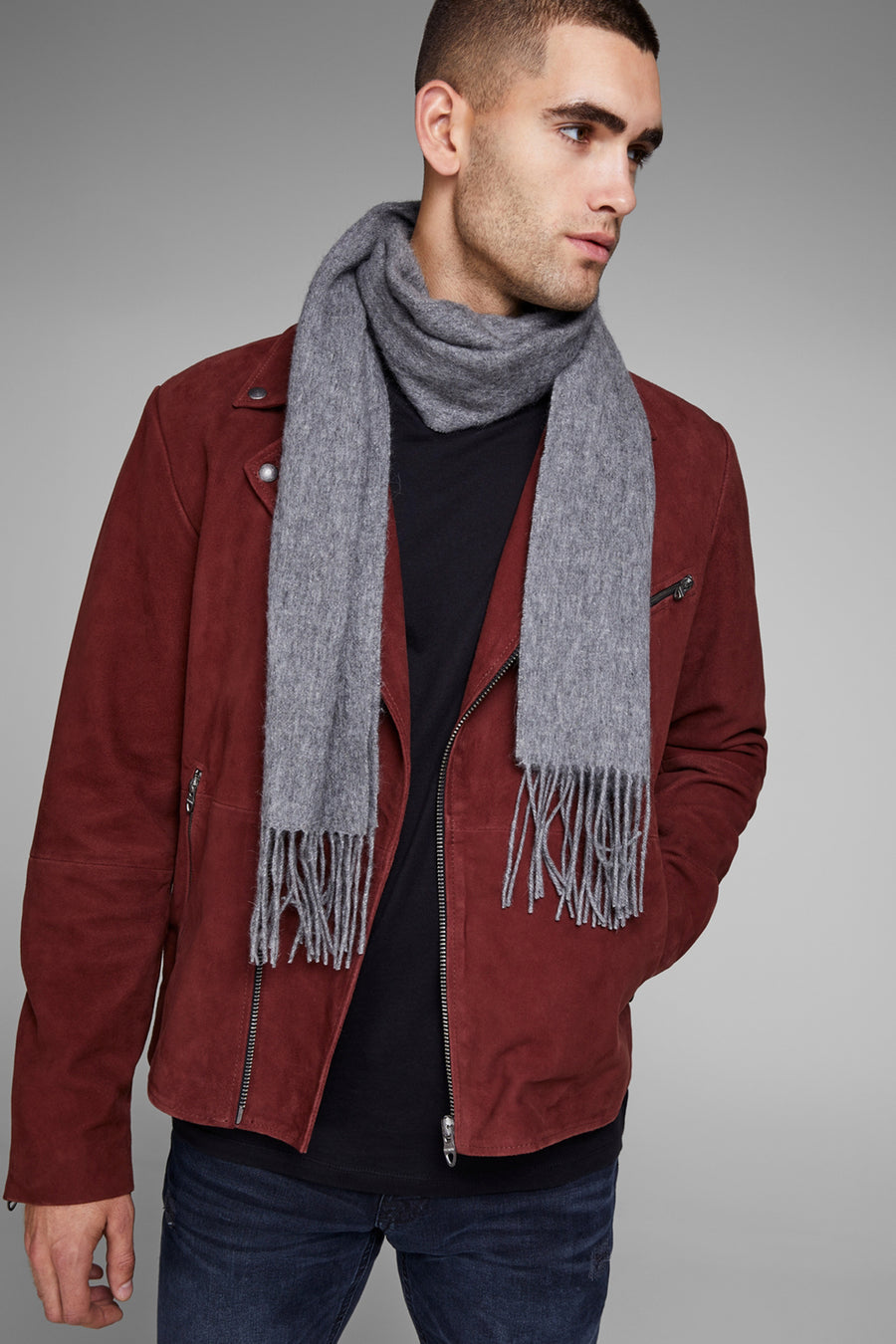 Écharpe - gris - ACCESSORIES BY JACK & JONES