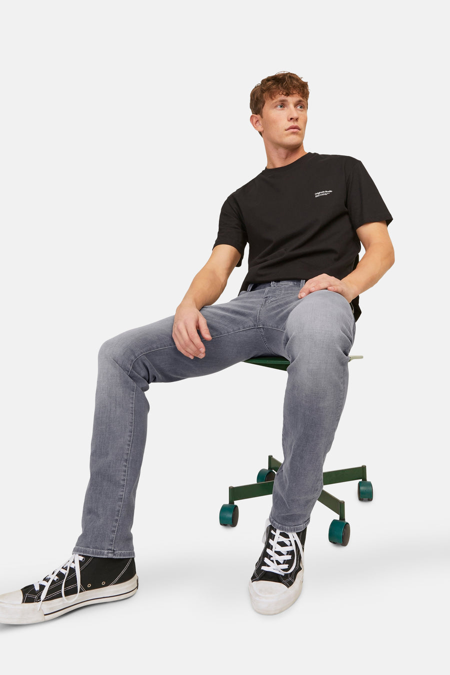 GLENN - light grey denim - JACK & JONES JEANS INTELLIGENCE