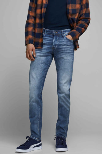 GLENN - mid blue denim - JACK & JONES JEANS INTELLIGENCE
