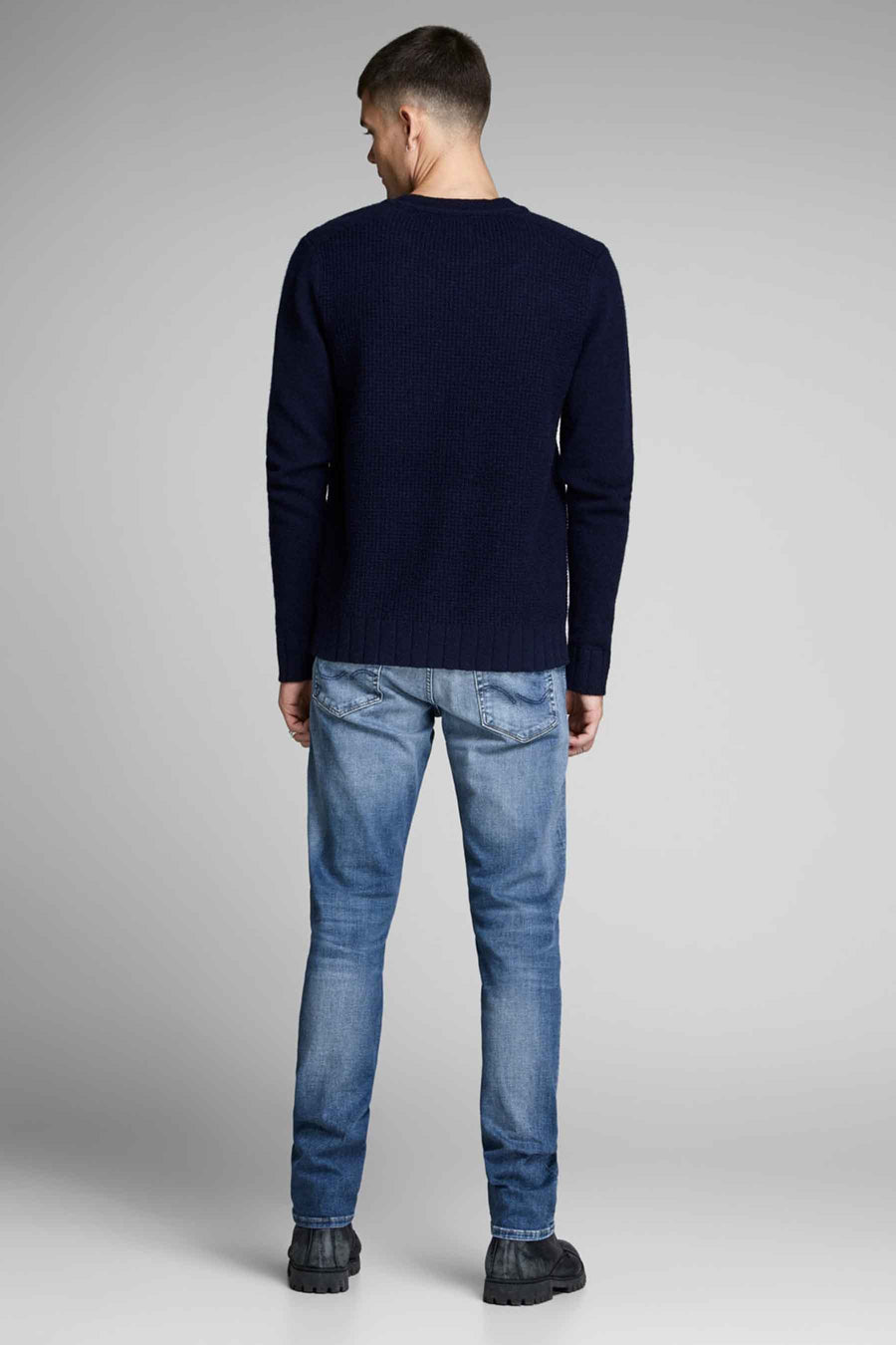 GLENN - mid blue denim - JACK & JONES JEANS INTELLIGENCE