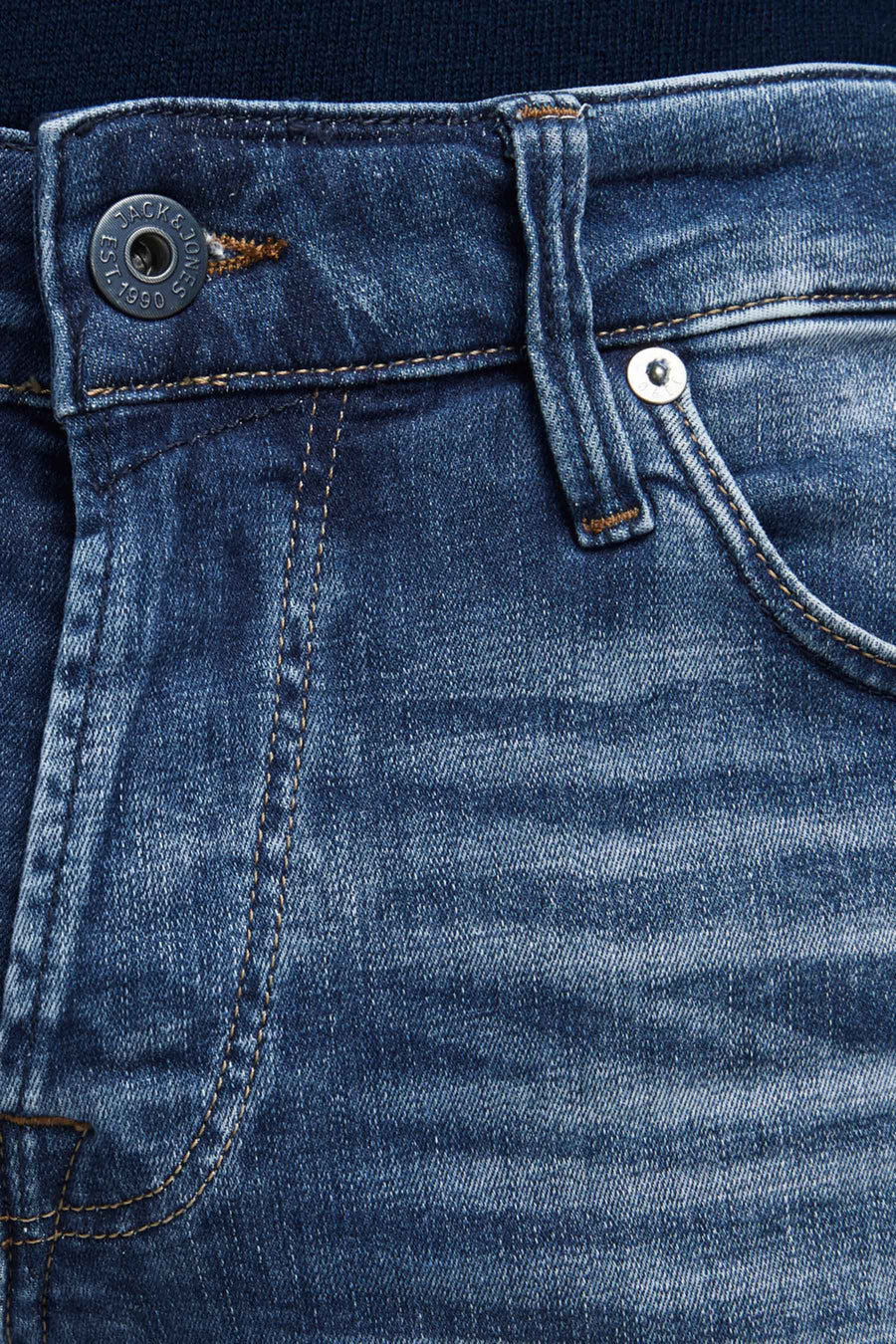 GLENN - mid blue denim - JACK & JONES JEANS INTELLIGENCE