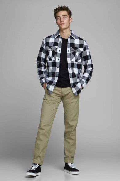 Pantalon color&eacute; - rouge