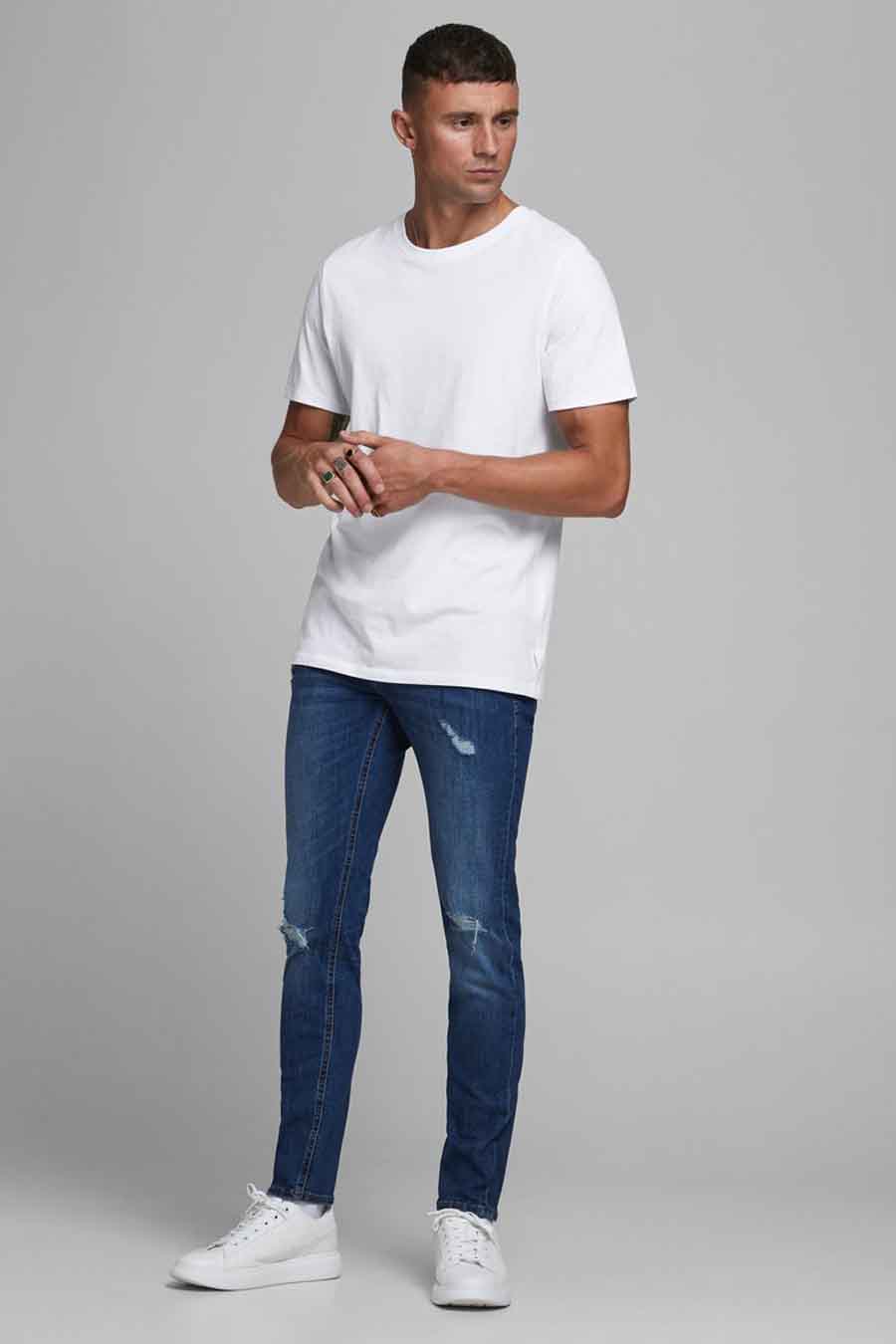 T-shirt - blanc - CORE BY JACK & JONES